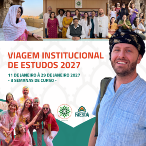 Convite para a viagem de estudos de Ayurveda na Índia em 2027, no ITRA, em Jamnagar